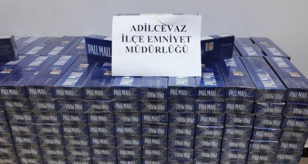 Adilcevaz'da 31 bin 300 paket kaçak sigara ele geçirildi