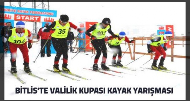 Bitlis'te Valilik Kupası Kayak Yarışması başladı