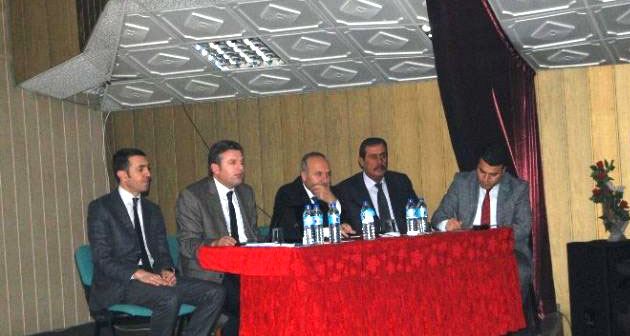 Mehmet Emin Korkmaz Güroymak'ta Okul Müdürleriyle bir araya geldi