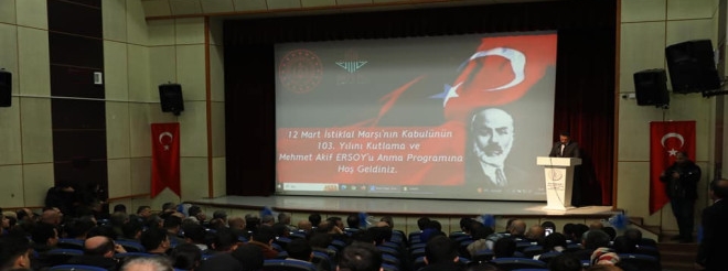 Bitlis’te İstiklal Marşı ve Mehmet Akif Ersoy'u Anma Günü Programı Gerçekleştirildi