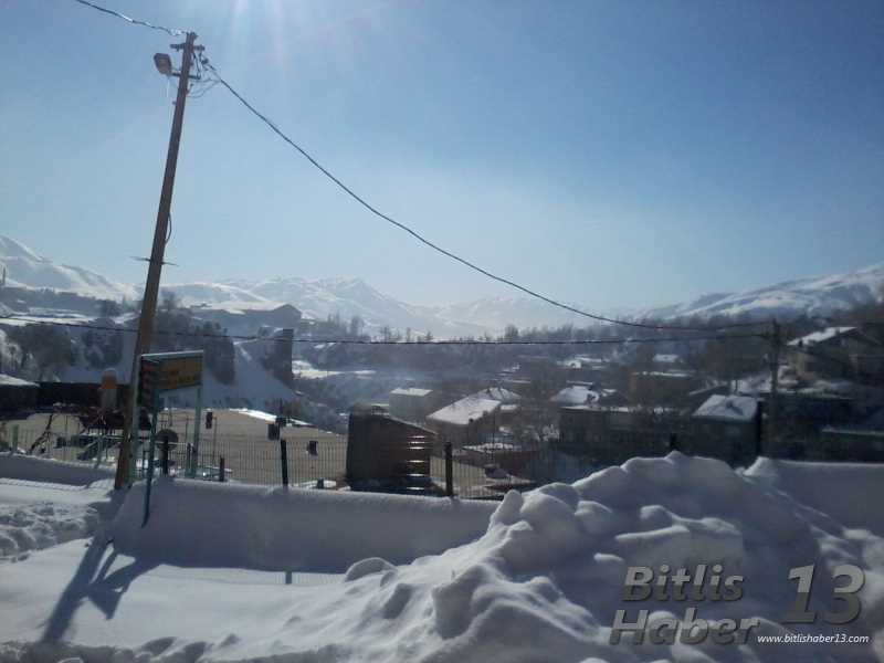 Bitlis Merkezden Kar Resimleri