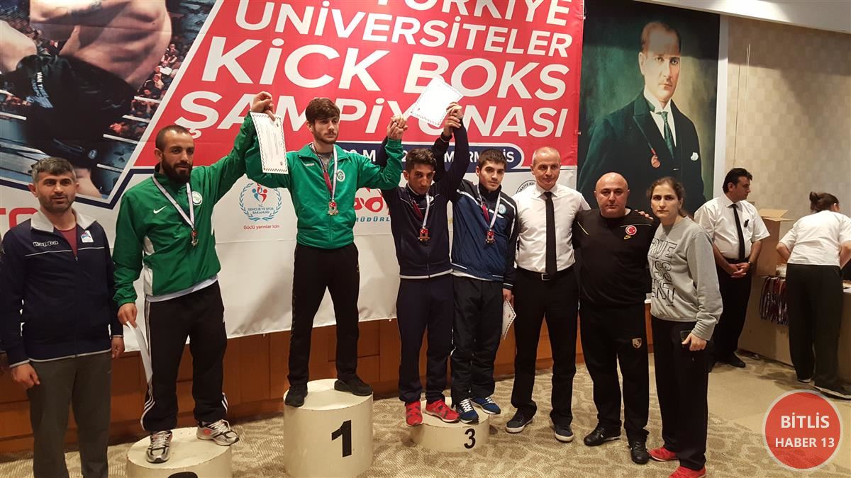 Kick boks şampiyonu Bitlis Eren