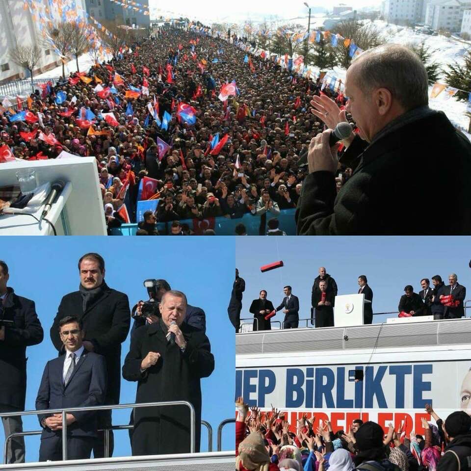 Erdoğan, İsmail Eren Spor Salonu'nda düzenlenen AK Parti Bitlis 6. Olağan İl Kongresi'nde partililere hitap etti.