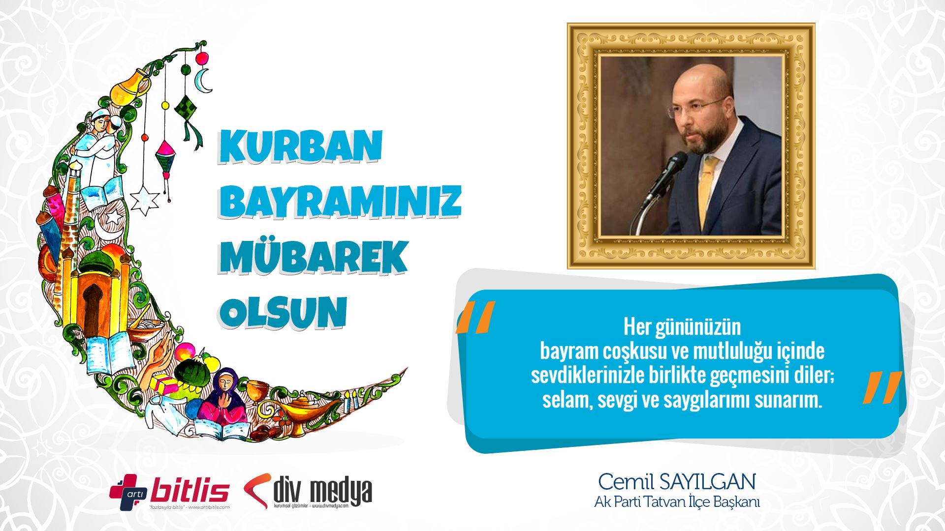 Tatvan AK Parti İlçe Başkanı Cemil Sayılgan