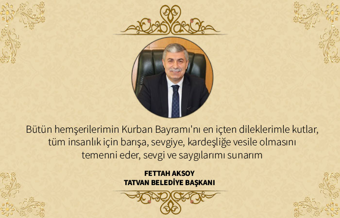 Bitlis ve ilçelerinde siyasi, kurum amirleri ve iş adamlarından Kurban Bayramı sebebiyle birer mesaj yayınladı.
