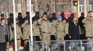 Afrin şehidi 9 asker Tatvan'dan uğurlanmıştı