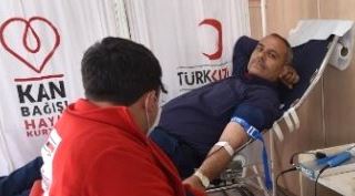 Ahlat ilçesinde kan bağışı kampanyası düzenlendi