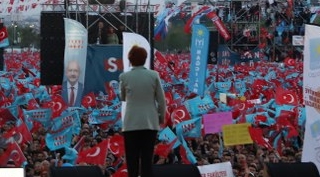 Akşener Millet İttifakının İstanbul mitinginde konuştu