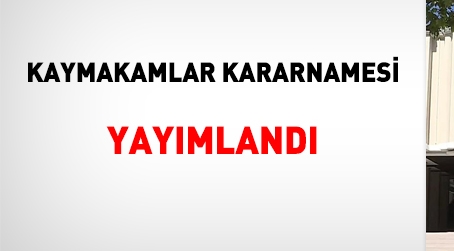 Bitlis'e 2 vali yardımcısı ve 3 kaymakamın ataması yapıldı