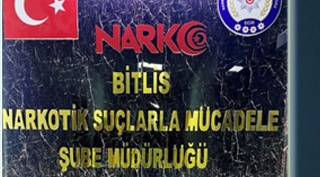 Bitlis'te 3 Kilo 50 gram metamfetamin maddesi ele geçirildi