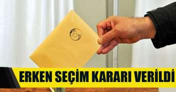 Cumhurbaşkanı Erdoğan erken seçim kararını verdi