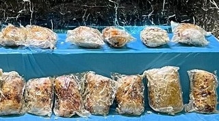 Durdurulan otobüste peynir bidonlarında gizlenmiş 9 kilo esrar ele geçirildi
