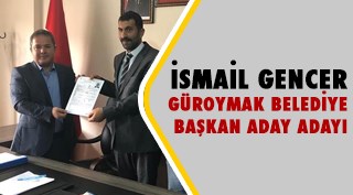 İsmail Gencer AK Parti’den Güroymak Belediye Başkan Aday Adaylığını açıkladı