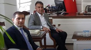 Vali Çağatay'dan Tunceli Valisi olarak atanan Kaymakam Özkan'a ziyaret