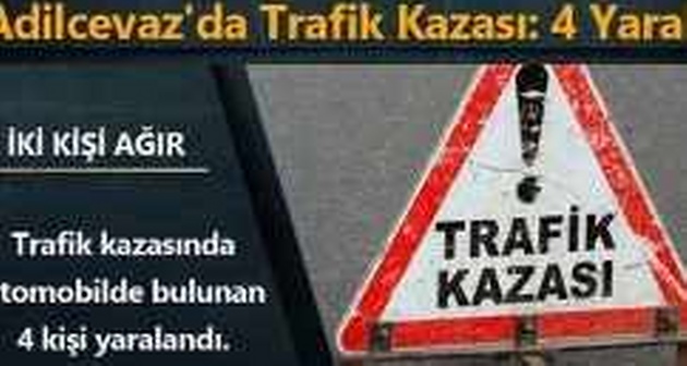 Adilcevaz'da Trafik Kazası: 4 Yaralı