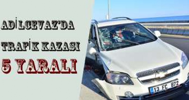 Adilcevaz'da trafik kazası 5 yaralı
