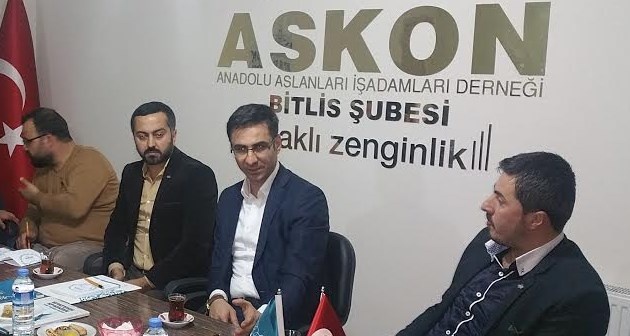 Ak Parti Bitlis İl Yönetiminden ASKON Bitlis Şubesine ziyaret