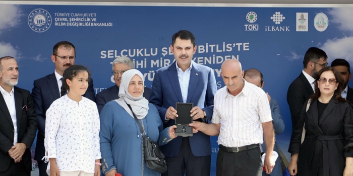 Bakan Murat Kurum, Bitlis'te ziyaret ve incelemelerde bulundu