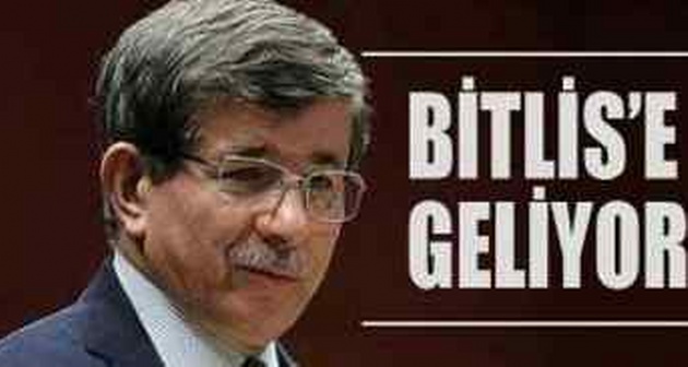 Başbakan Bitlis’e Geliyor