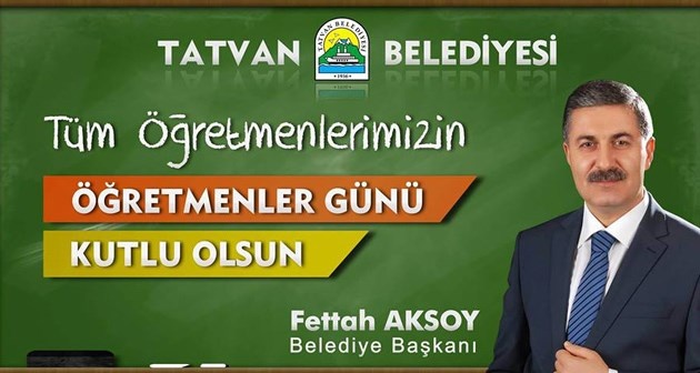Başkan Aksoy’dan 24 Kasım Öğretmenler Günü mesajı