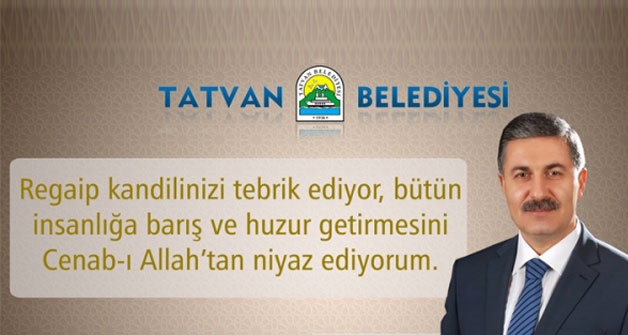Başkan Aksoy’dan Regaip Kandili Mesajı