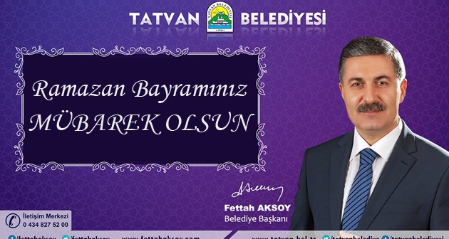 Başkan Aksoy’un Ramazan Bayramı mesajı
