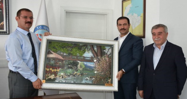 Başkan Geylani'den, Kaymakam Erdemir'e hayırlı olsun ziyareti