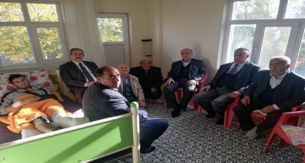 Başkan Gürsoy'dan Barış Pınarı Harekatı gazisine ziyaret