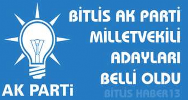 Bitlis Ak Parti Milletvekili Aday Listesi Belli Oldu