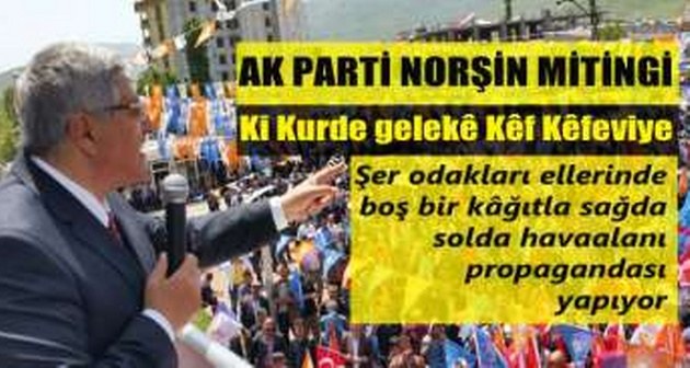 Bitlis Ak Parti Milletvekili Adayları İlk Mitingini Güroymak'ta Düzenledi