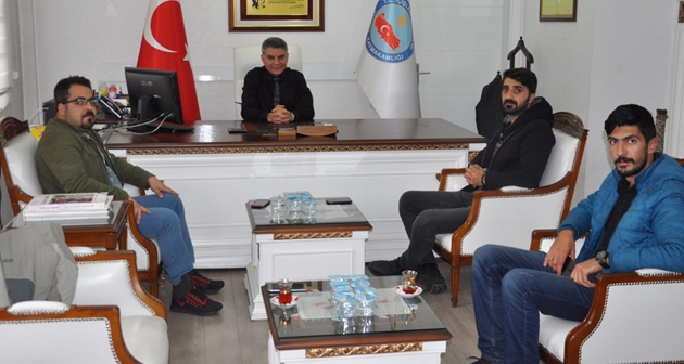 Bitlis Basın Derneğinden Kaymakam Özkan’a Ziyaret