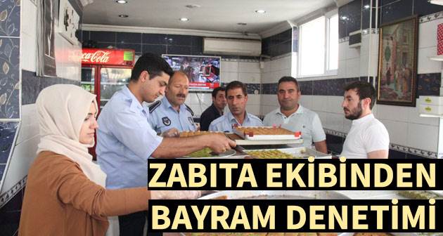 Bitlis Belediyesi zabıta ekibinden bayram denetimi