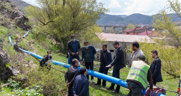 Bitlis Belediyesinden tarımsal sulama kanalı projesi