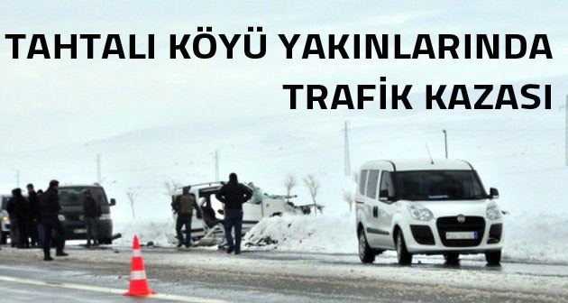 Bitlis Güroymak Yolu üzerinde trafik kazası