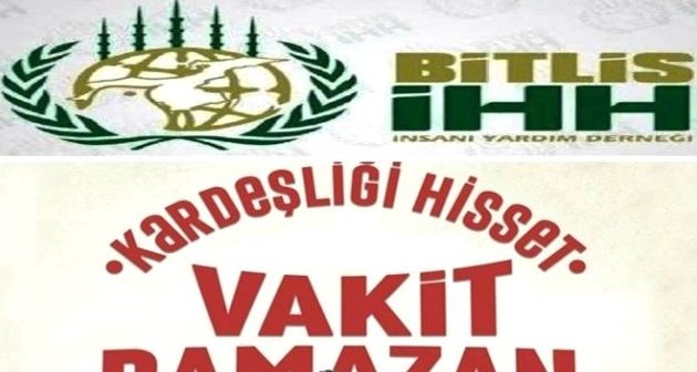Bitlis İHH ramazan çalışmalarının startını verdi
