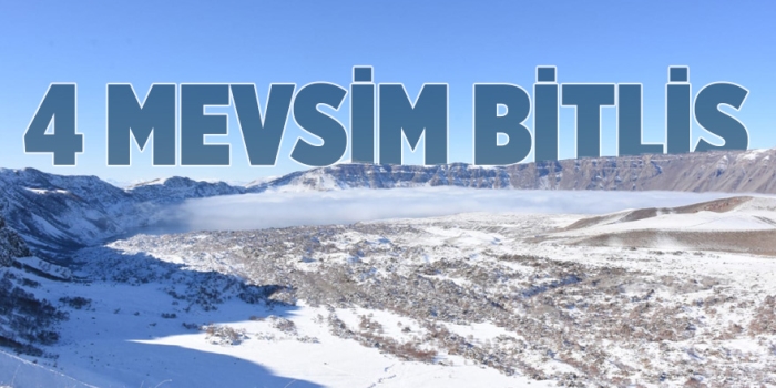 Bitlis’in 4 mevsim tanıtımı için 2 bin 250 rakım yüksekliğe çıktılar