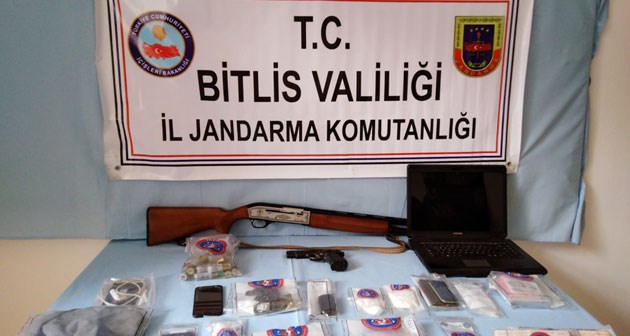 Bitlis jandarmadan uyuşturucu operasyonu 18 gözaltı