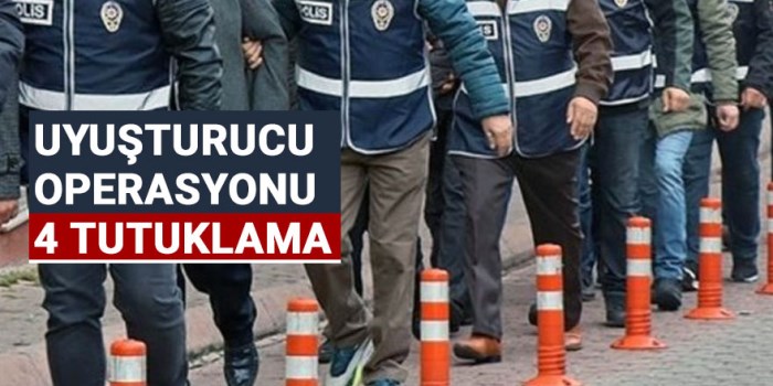 Bitlis merkez, Güroymak ve Tatvan'da uyuşturucu operasyonu