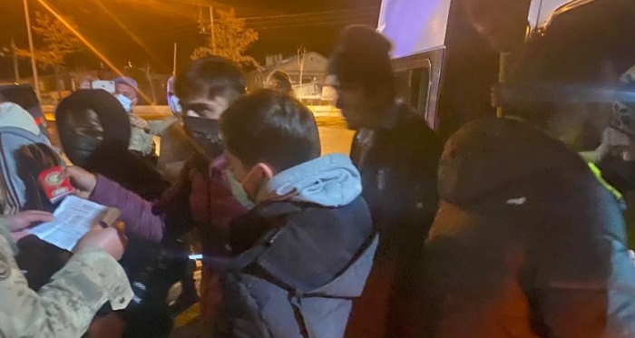 Bitlis'te 122 düzensiz göçmen yakalandı