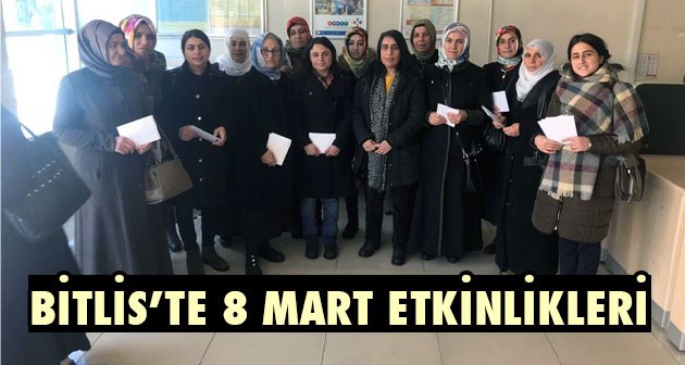 Bitlis’te 8 Mart etkinlikleri için start verildi