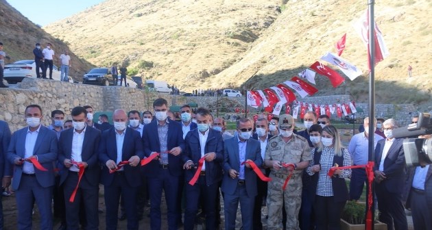 Bitlis'te Altunkalbur mesire alanı hizmete açıldı