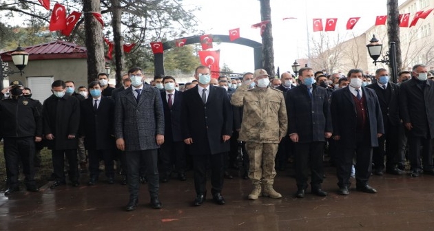 Bitlis’te Çanakkale Zaferi’nin 106. yıl dönümü dolayısıyla tören düzenlendi