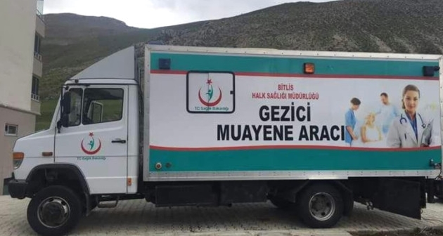 Bitlis'te gezici araçla kanser taraması