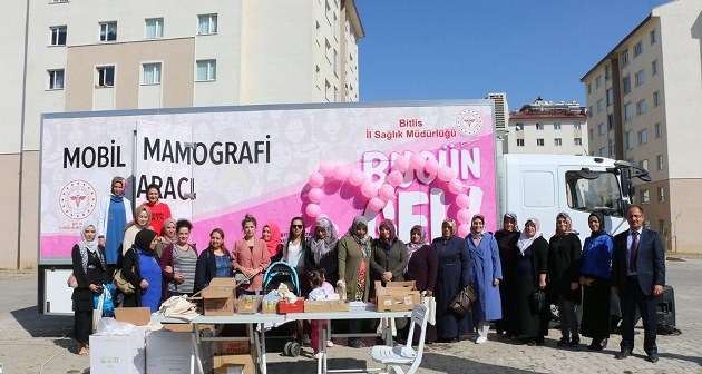 Bitlis’te kadınlara ücretsiz kanser tarama başladı