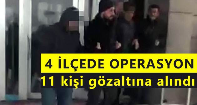Bitlis'te Pkk/kck Operasyonunda 11 Kişi Gözaltına Alındı
