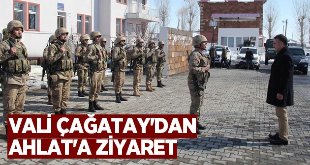 Bitlis Valisi Oktay Çağatay'dan Ahlat'a Ziyaret
