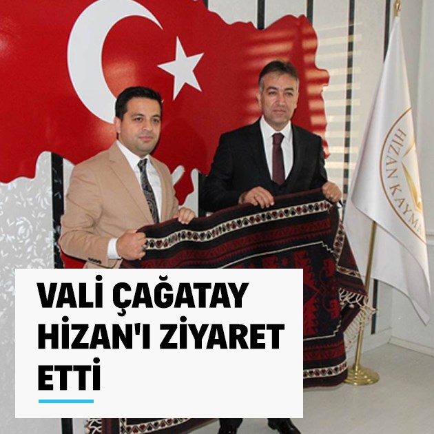 Bitlis Valisi Oktay Çağatay Hizan'ı Ziyaret Etti