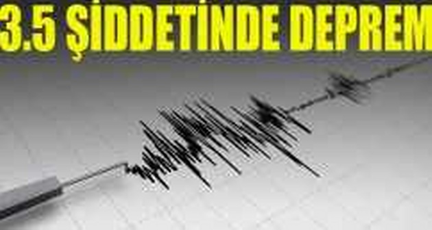 Bursa’da 3.5 Şiddetinde Deprem