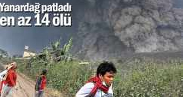 Endonezya'da Yanardağ Faciası 14 Ölü