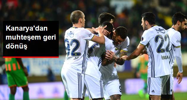 Fenerbahçe, Aytemiz Alanyaspor'u 3-2 yendi